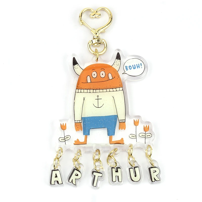 Vograce Custom Transparent Personalized No Moq Animation Plastic Acrylic Pendant