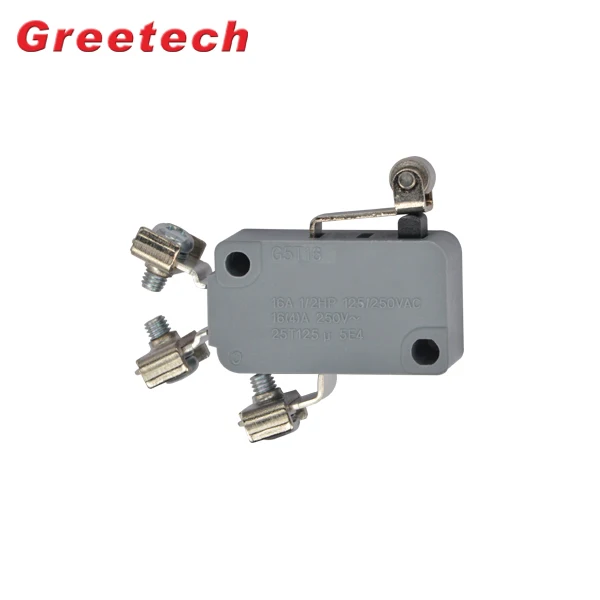 Greetech 16A 250V  push button home appliance washing machine micro switch