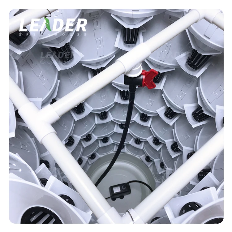 agriculture garden farm hydroponic automatic irrigation growing strawberry vertical tower pots