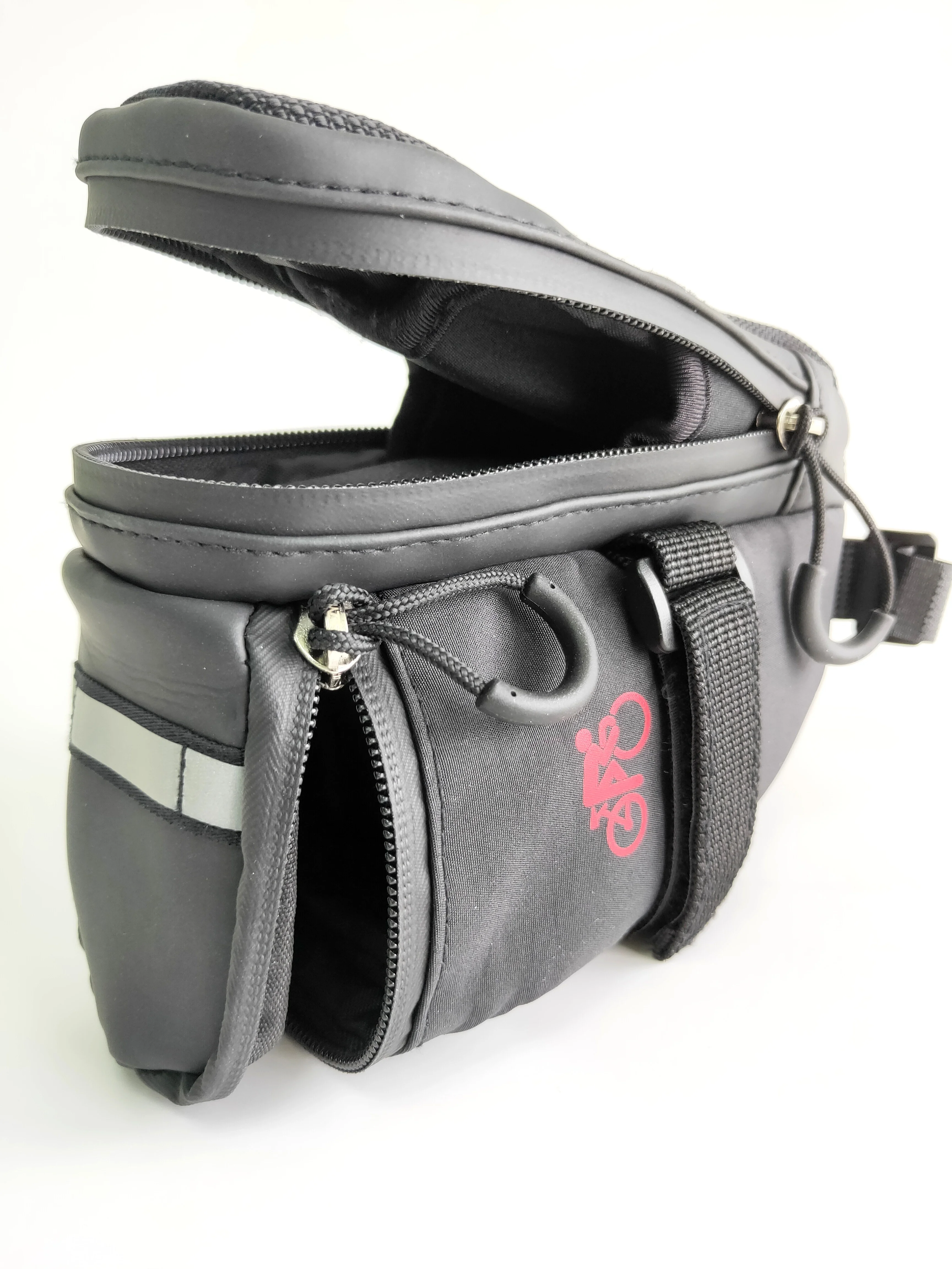 Tear resistant waterproof motorcycle bicycle saddle bag cycling rear pack bike bag Tool Bicycle Bag Zipper Waterproof