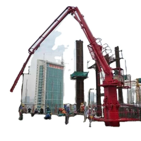 
Elevator-fixed placing boom 