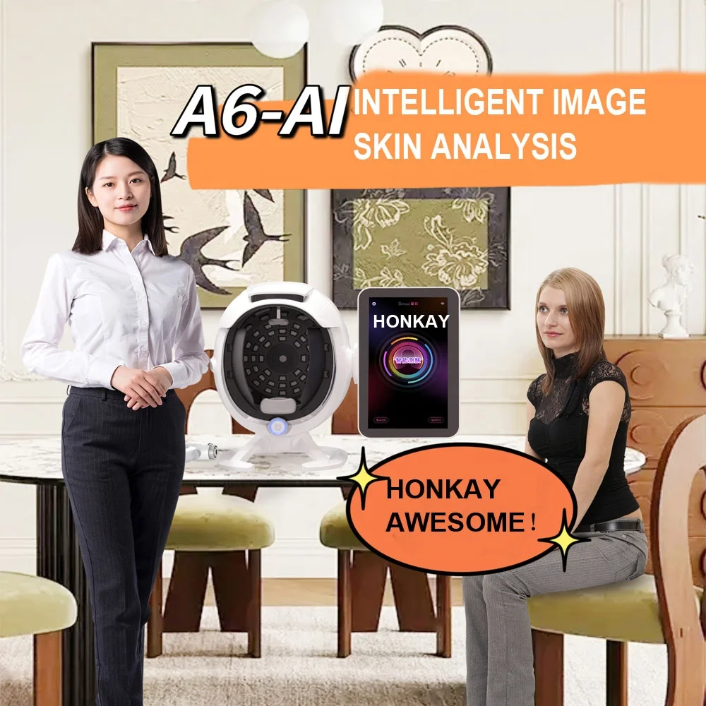 2024 3D Digital Skin Analyzer Salon Beauty Device AI Intelligent Image Skin Care Korean Skin Analyzer