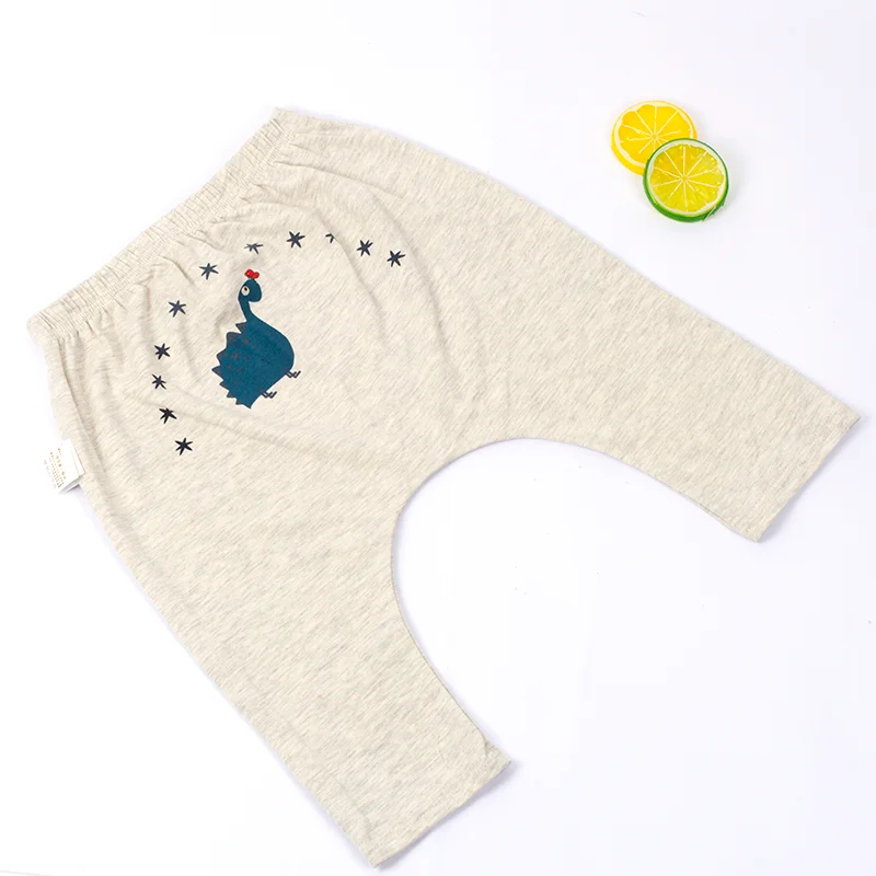 
new arrival babies wears cute print 100% cotton fabric baby harem pants breathable soft autumn unisex baby pants 