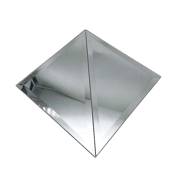 China Factory Wholesale Home Decor Beveled Wall Mirror Frameless Vanity Mirror