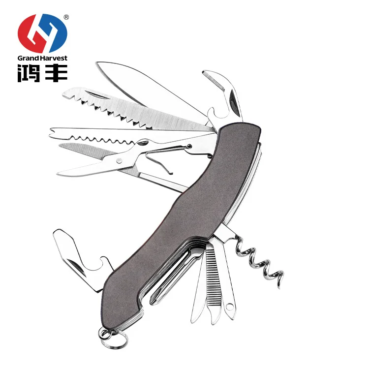 GHK China Best Manufacturer Camping 420 Stainless Steel European Style High Quality Multi Function Knife