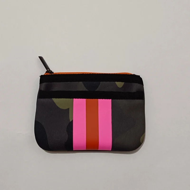 Credit Card Holder Zipper Pouch Neoprene Coin Wallet Keyrings Passport Holder Keychain coin purses and handbags designer purse