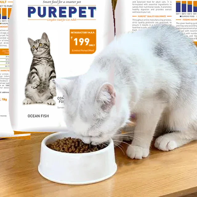 OEM ODM Chinese Low Price Pet Food 25% Protein Probiotic Puppy Content Adult Beef Flavor Cat Food Minimum $0.84 per kg
