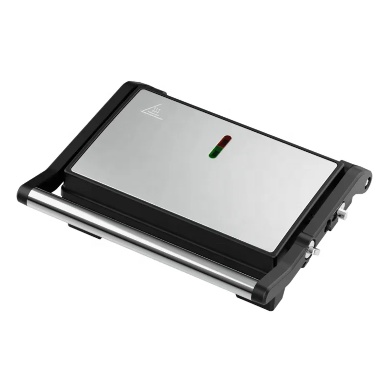 1000W stainless steel electr grill customized logo electric bbq grills panini press grill sandwich with good quality