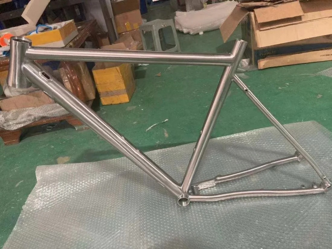 Customized Gr9 Titanium MTB Frame Bend Tube Gr9 Titanium MTB Frame Tube 3AL2.5V Tubing