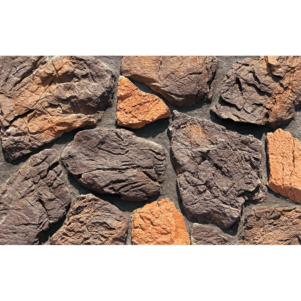 Изготовлено в Китае сложенный тонкий шпон ledgestone искусственная облицовка стен каменная панель камень
