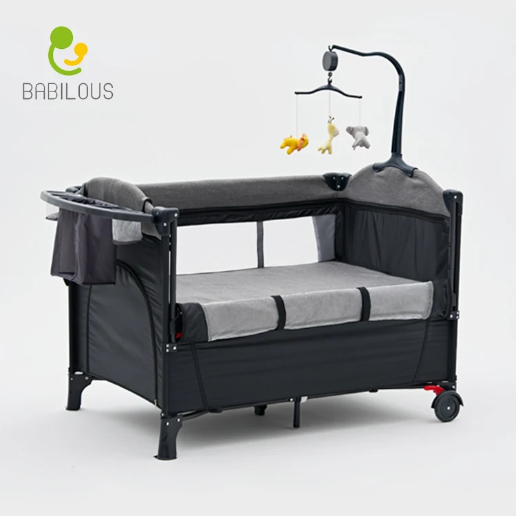 Babilous Wholesale  Lullaby Playard Portable Baby Playpen bed Bassinet from China