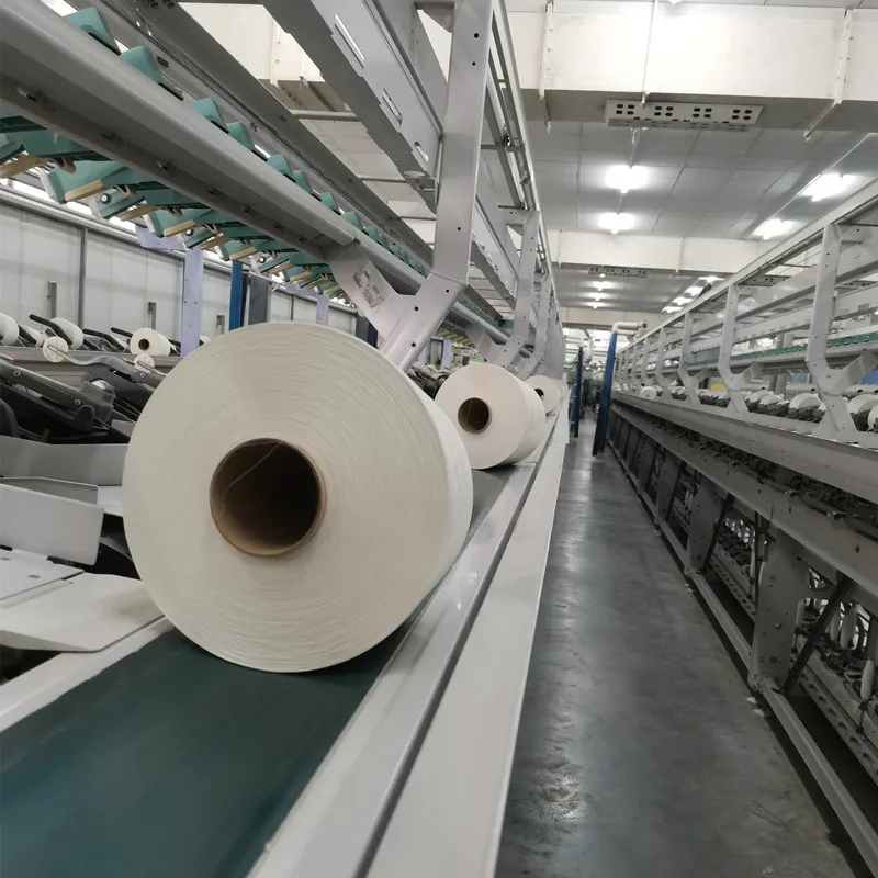 Polyester Viscose TR 85/15 80/20 Vortex spinning blended melange yarn for knitting