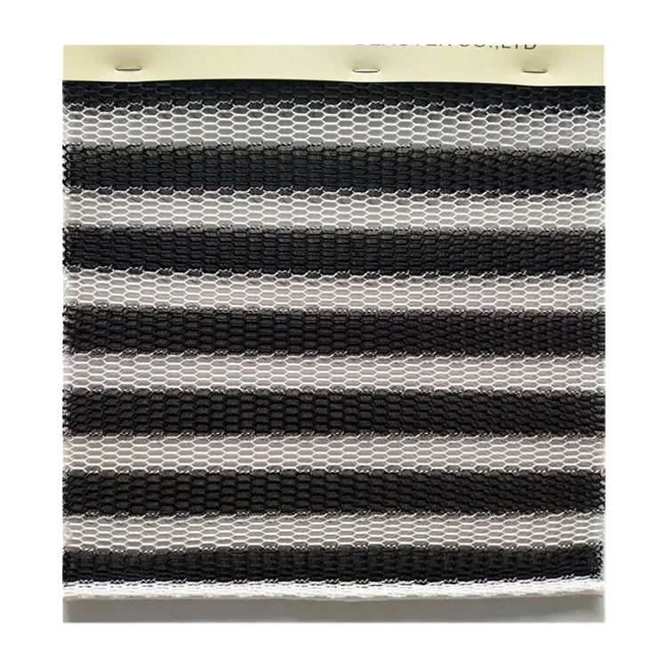 sunscreen breathable polyester 3D mesh fabric for motorcycle seat cover