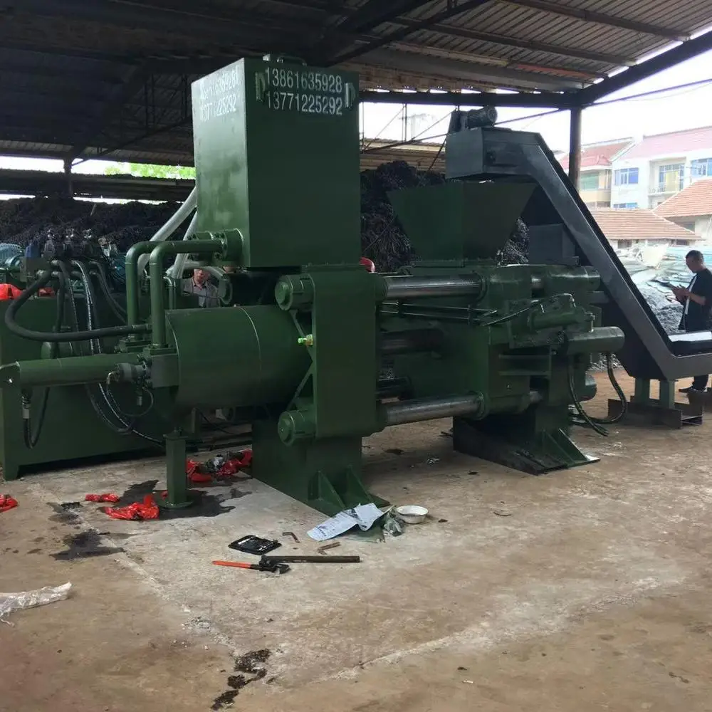 Hydraulic Automatic Horizontal Metal Slag Briquette Machine