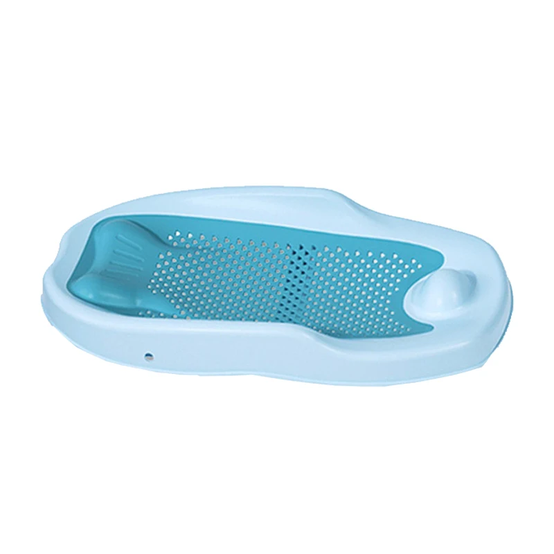 OEM/ODM baby bath stand non-slip silicone material foldable bath tub with net suitable for newborn bath