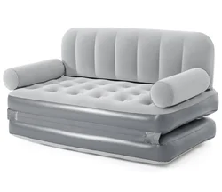 Bestway 75079 3-in-1 couch built-in AC pump couch living room sofa 1.88m x 1.52m x 64cm
