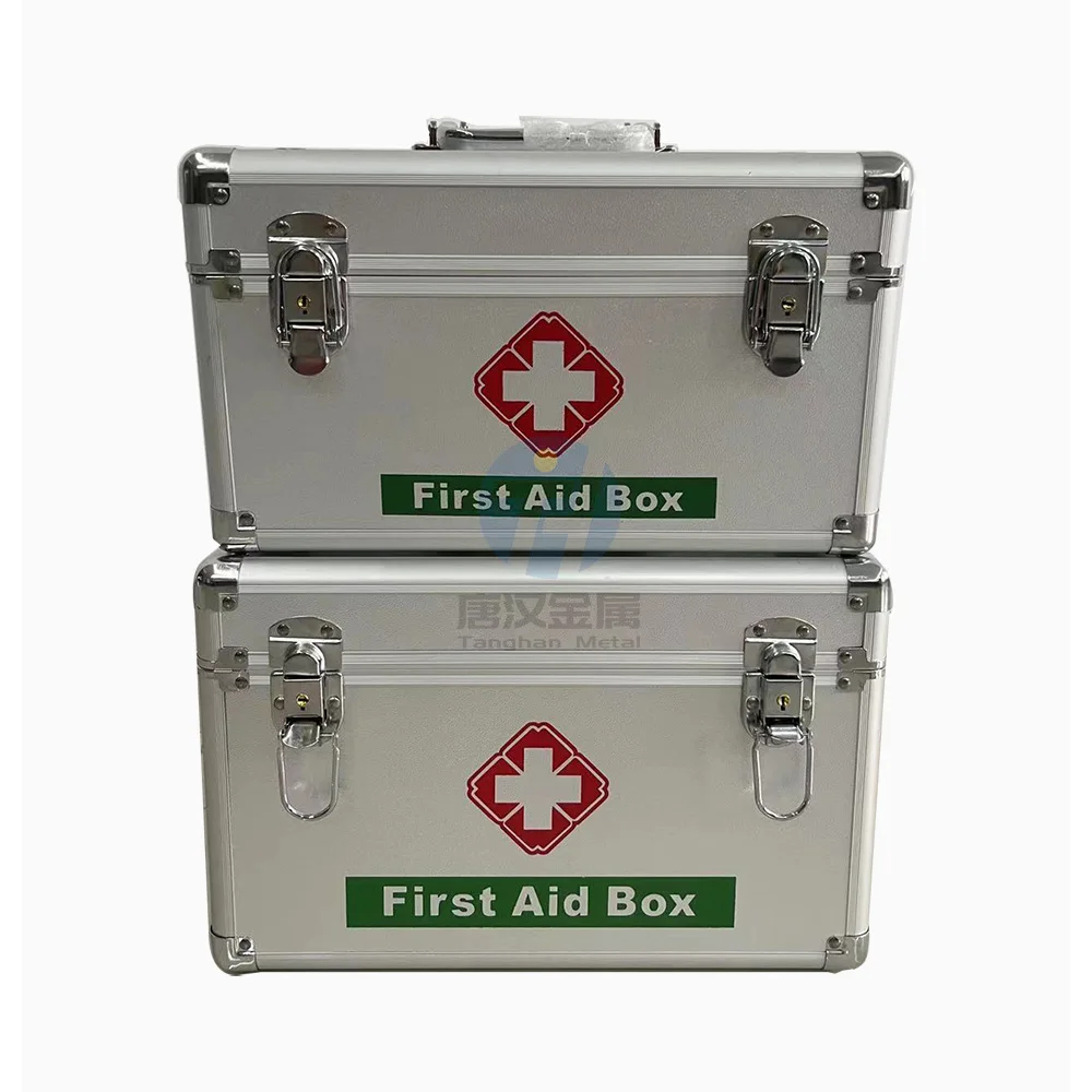 Factory price Medical Supplies Home Survival  First Aid Kits ALUMINUM Emergency Safety Medical Case