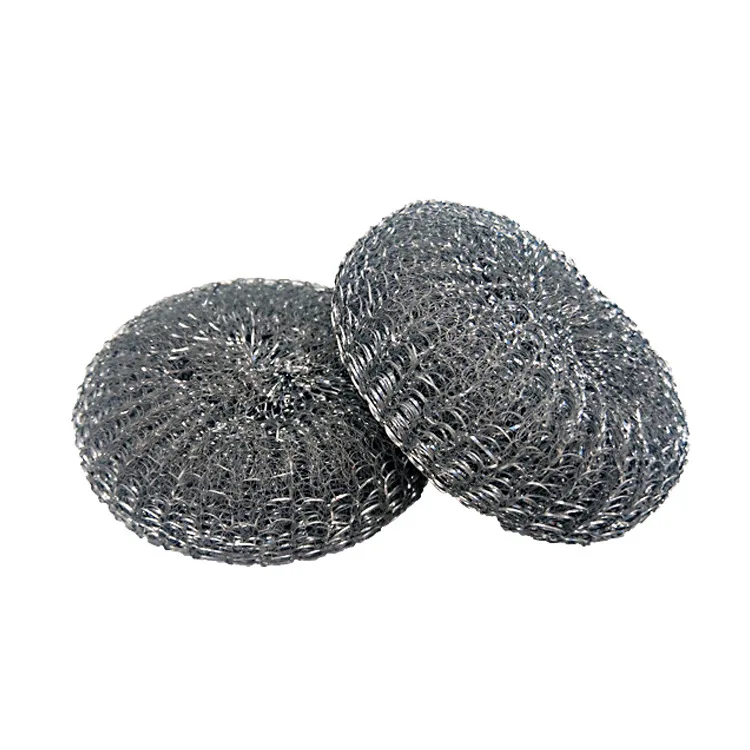 
 Yiwu Zhejiang Galvanized Mesh Stainless Steel Mesh Scourer Kitchen Scrubber  