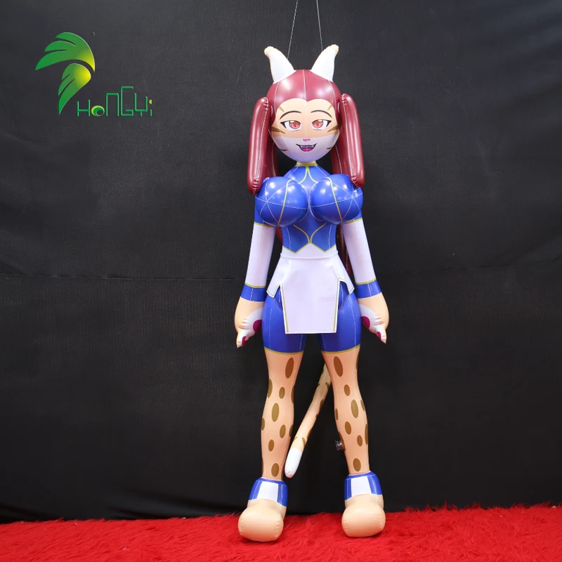 Hongyi So Lovely Sexy Girl Inflatable Sexy Animal Girl Cartoon Toy Air Inflation Doll