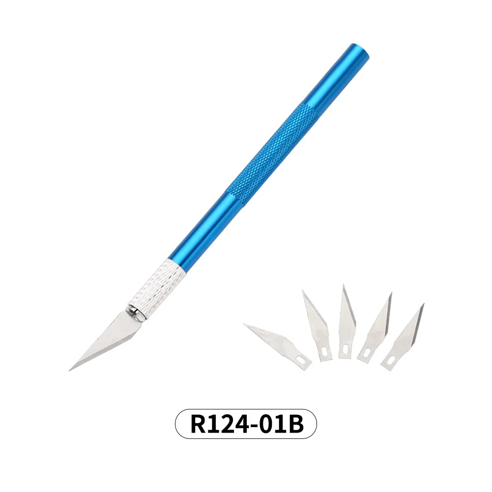 2022 Professional 6 In 1 Nail blades Engraving craft slices Nail accessories knife 3D Nail art acrylic cutting tool For Manicure