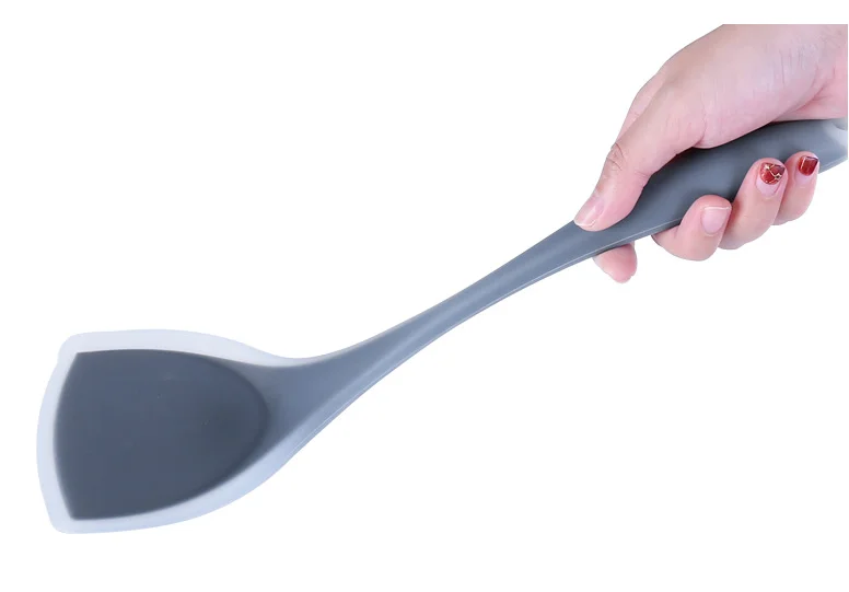 Kitchen Reusable Silicone Long Handle Spatula Versatile Heat Resistant Cooking Baking
