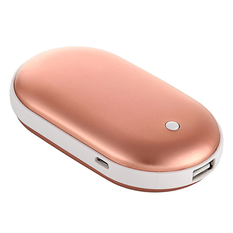 Winter Pocket Metal Warm Hands Treasure Mobile Charger Power Supply Battery Power Bank Pokemon Hand Warmer