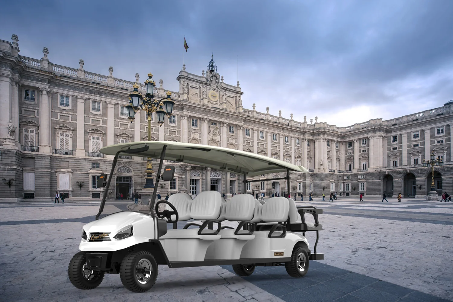 6 Seater Electric Golf Cart, Utility Buggy Food Golf Carts