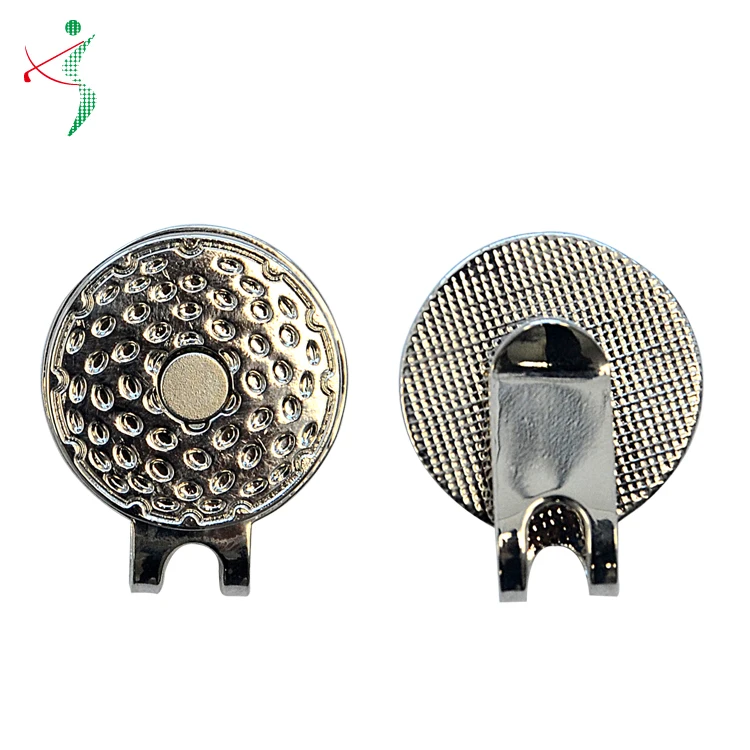 Custom Logo Golf Ball Position Marker Golf Hat Clip Ball Marker Golf Ball Marker