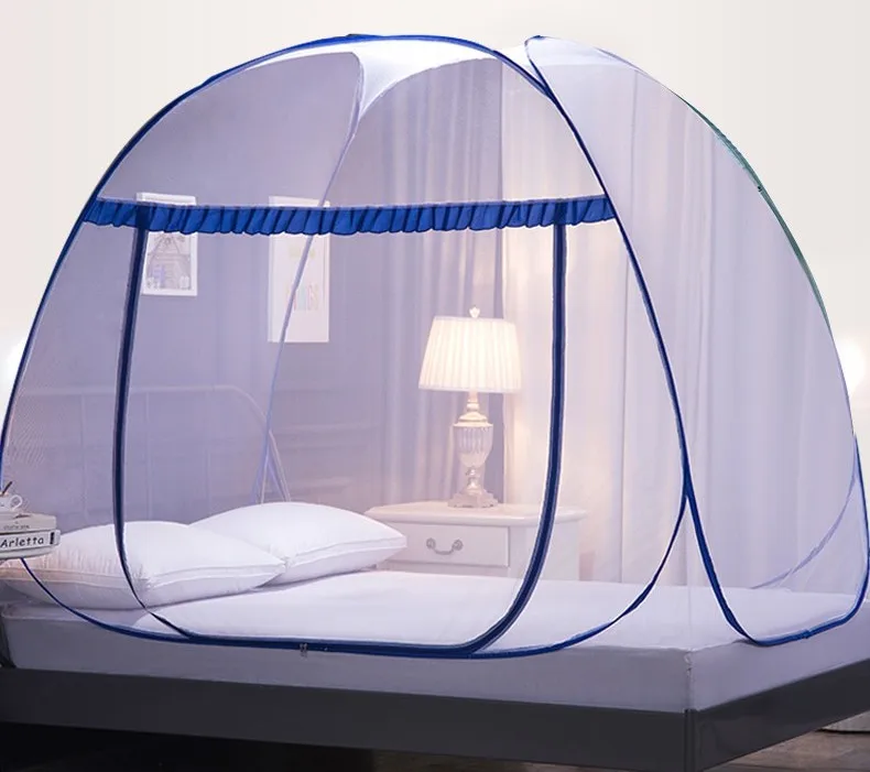 Cheap polyester Circular Palace Romantic Bed Canopy Lace Princess King Size Mosquito Net