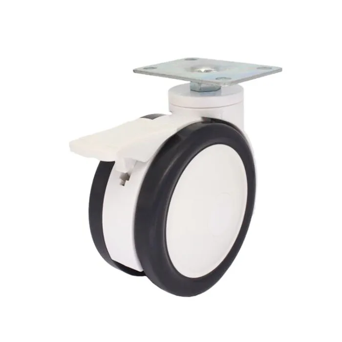 Винт прочный резьбовой стволовых поворотные колеса тормозной Кастер для медицинских