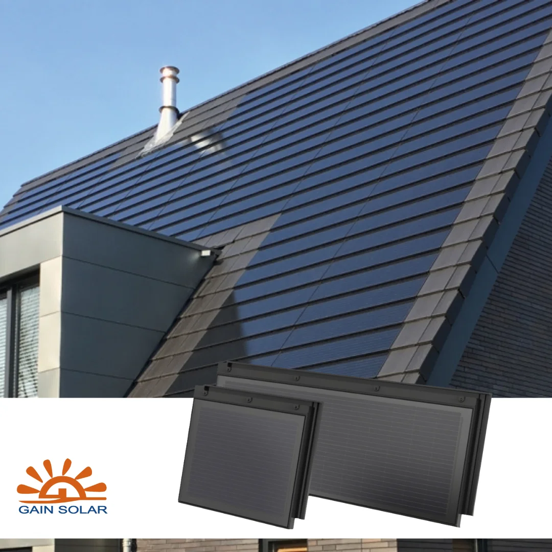 New arrival solar residential roof tiles spanish style shake type tile solar panels tile roof for UK market