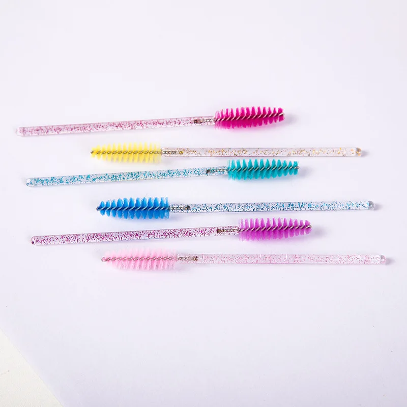 50pcs/bag disposable crystal mascara brush Mascara wand applicator