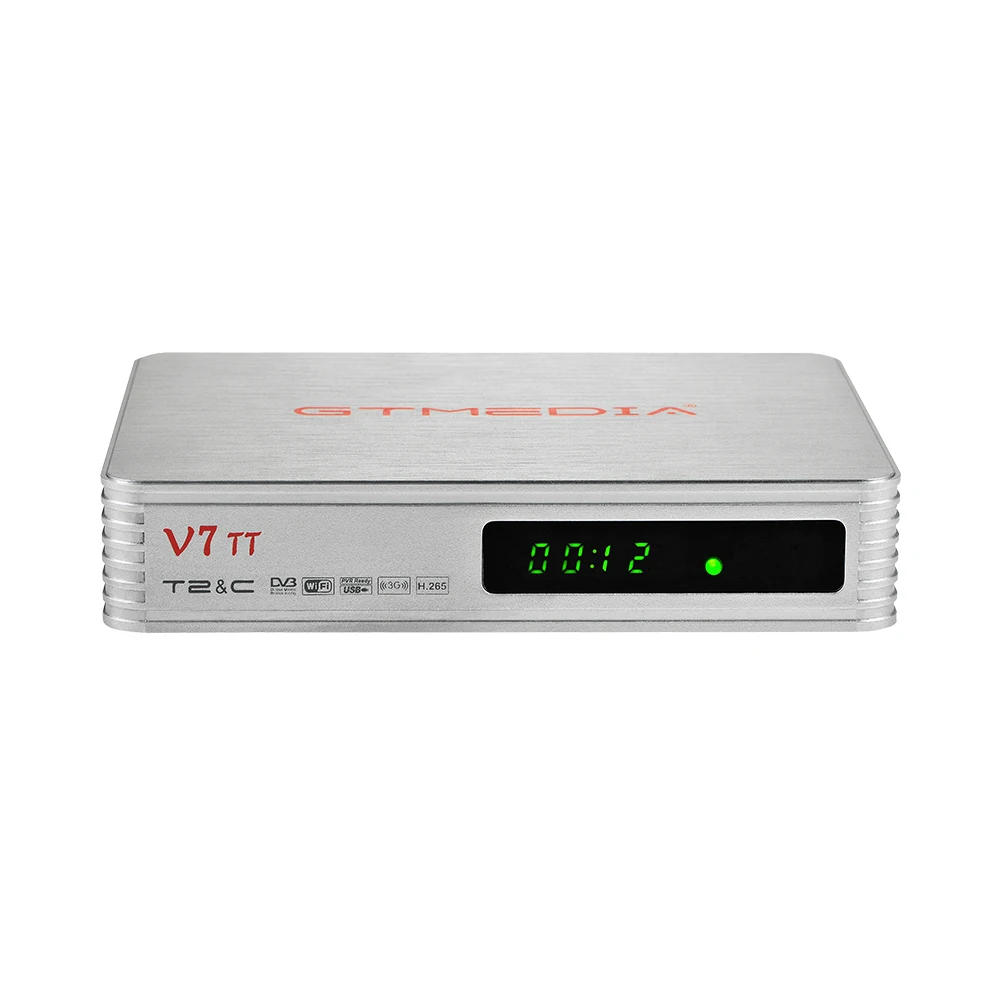 GTMEDIA V7TT TV Box приемник DVB-T/T2/DVB-C/J.83B H.265 HEVC 10Bit декодер полный 1080P спутниковый ТВ приемник