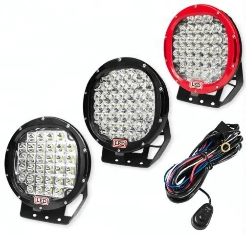 9 дюймов светодио дный свет работы бар 96 Вт 185 Вт 225 Вт светодио дный бар 12 В 24 В пятно Наводнение для 4WD 4x4 прицеп внедорожник Offroad Лодка ATV