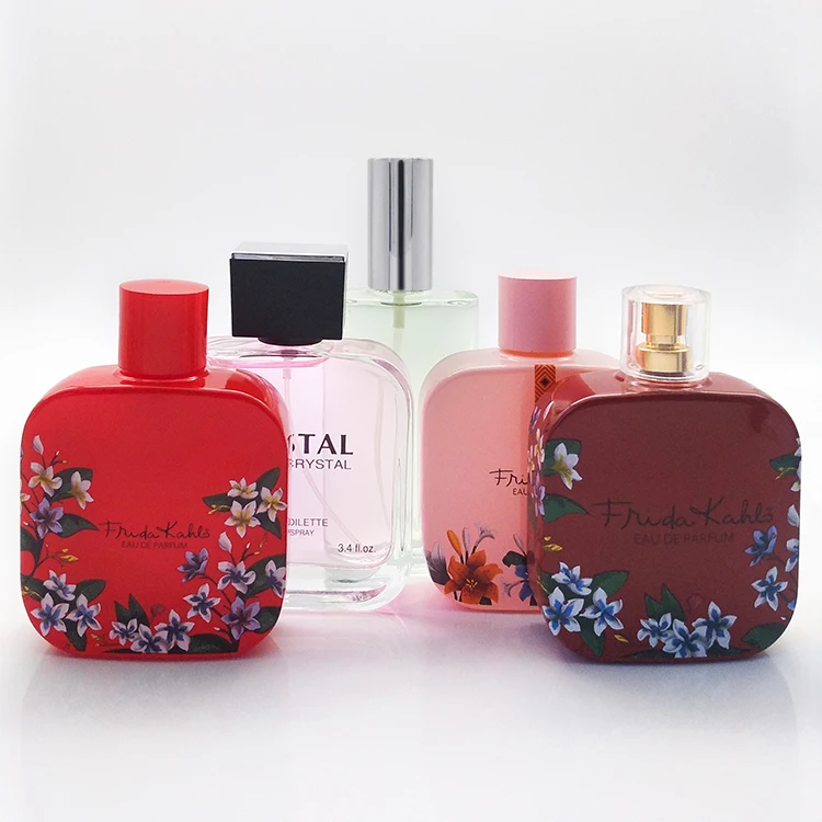 Various shapes high quality unique vintage fancy luxury empty 100ml spray glass bottle perfume