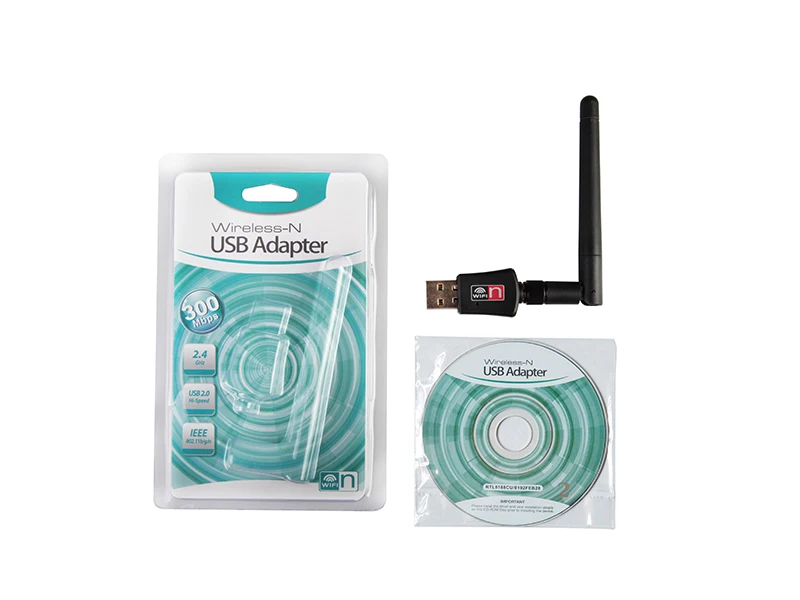 150 Мбит/с usb wifi заводская цена Адаптер беспроводной 802.11n 300Mpbs приемник USB 2