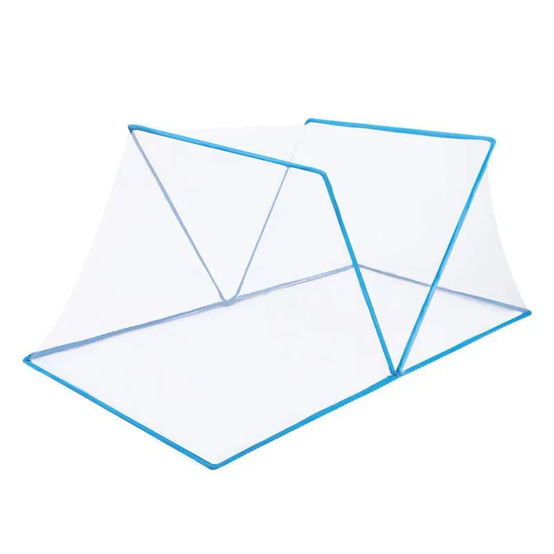 China Supplier High Quality Folding Mosquito Net Adults Foldable Mosquito Netting Round Top Fabric Mesh for Double Bed Net