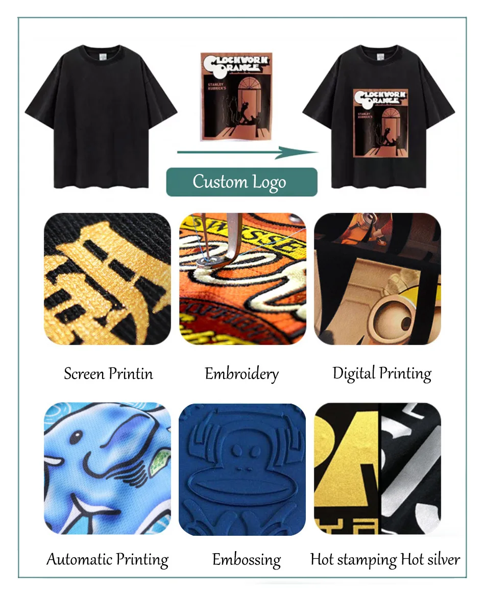 Manufacturer Wholesale Embossed T shirt 100% Cotton Heat Transfer Designs For T Shirts Custom T Shirt