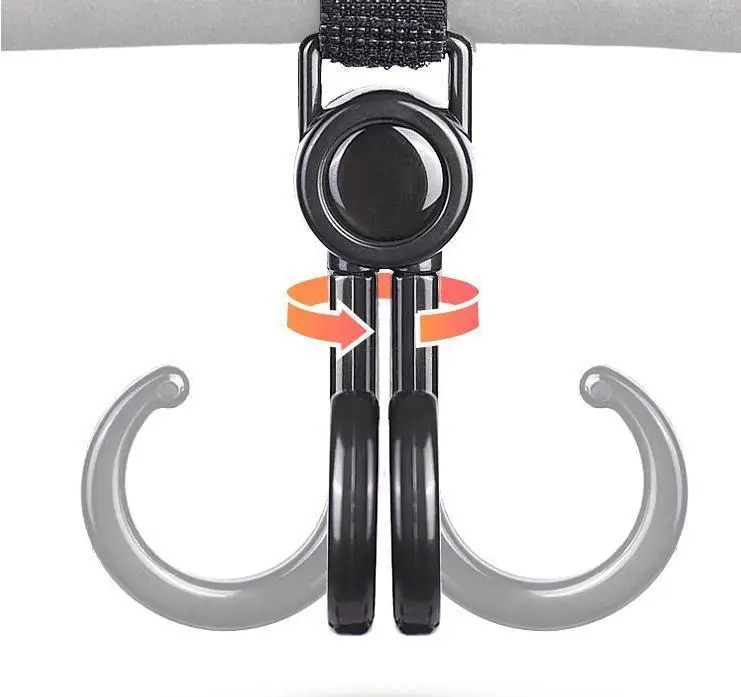 stroller hook organizer accessory baby car carriage hanger bag portable hanging pram hook rotatable shopping