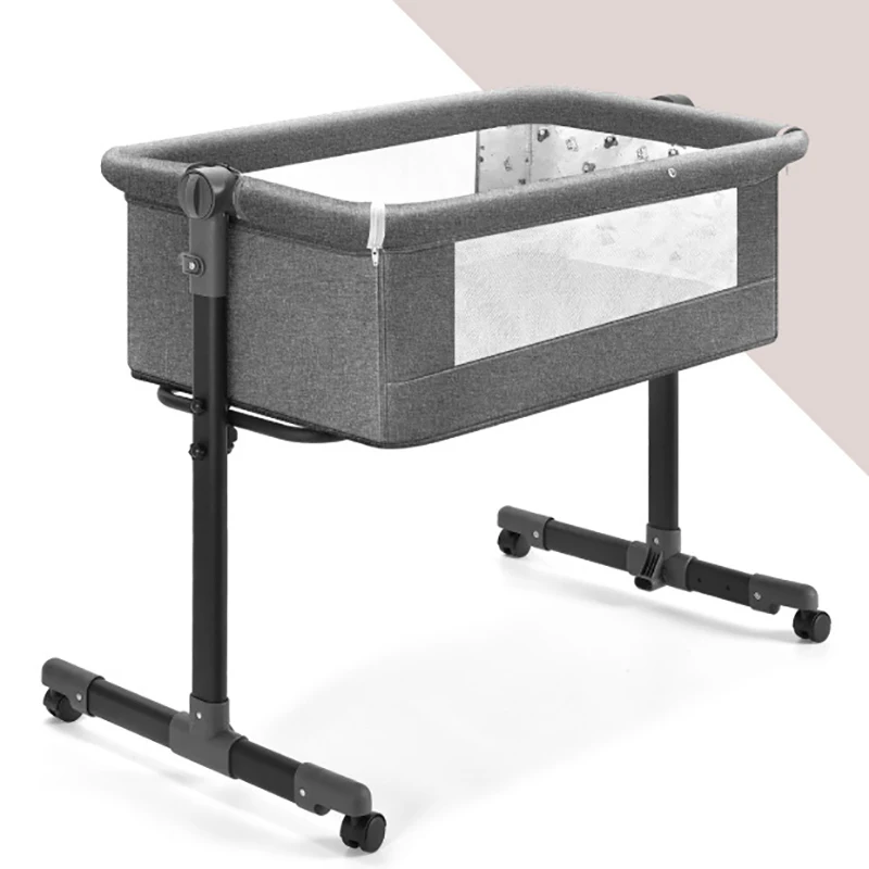 Swing Baby Bassinet Swing Bedside Crib As Well As Manually Swinging Crib Bed 3-in-1 Portable Crib for Newborns and Baby