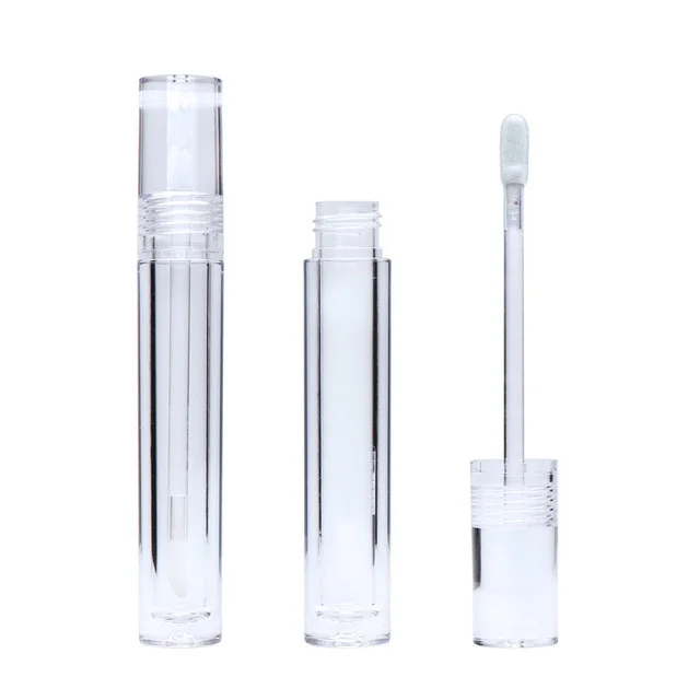 
Wholesale Round Transparent Lipgloss Tube Packaging 7.8ml Empty Lipgloss Tube 