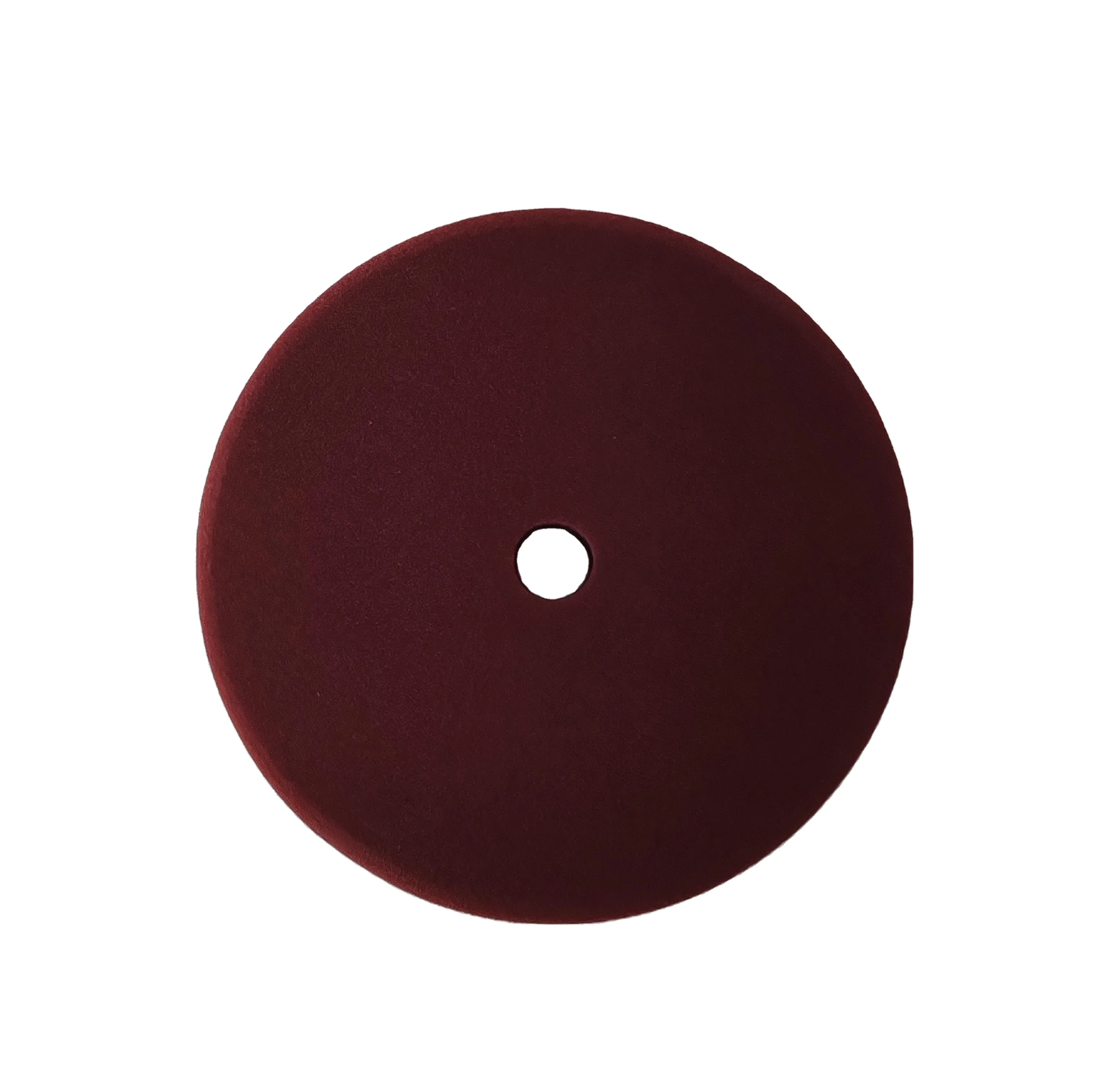 Auto Polishing Wool Polishing Pad 150mm round Hook and Loop Foam Designed for Car Bodies Orbital Application