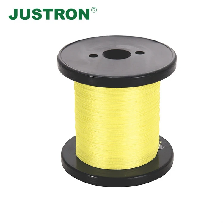 Custom Justron 8x Braided Wire Tackle 1000m Floating Line for River Lake Stream Ocean Boat Fishing Pe Material