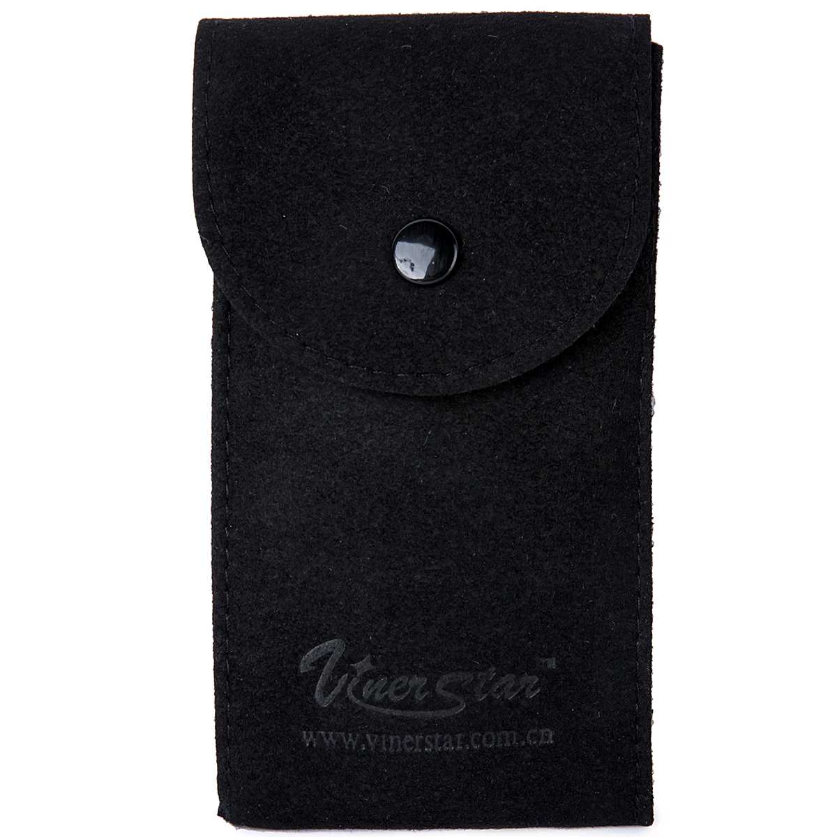 Black Suede Watch Pouch with Snap Bracelets Organizer Travel Case for Watches