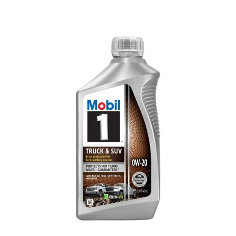 Mobil 1 Truck & SUV 0W-20  Full Synthetic Motor Oil Lubricating Oil,1 Quart 6 Pack
