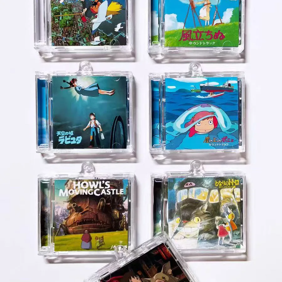 Smart mini album NFC Acrylic keychain Record Pendant Custom DIY cd box CD box Kpop Charm mini music CD keychain