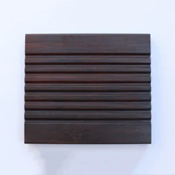 Экологичный карбонизированный уличный бамбуковый настил, твердый бамбуковый настил, тканая бамбуковая доска