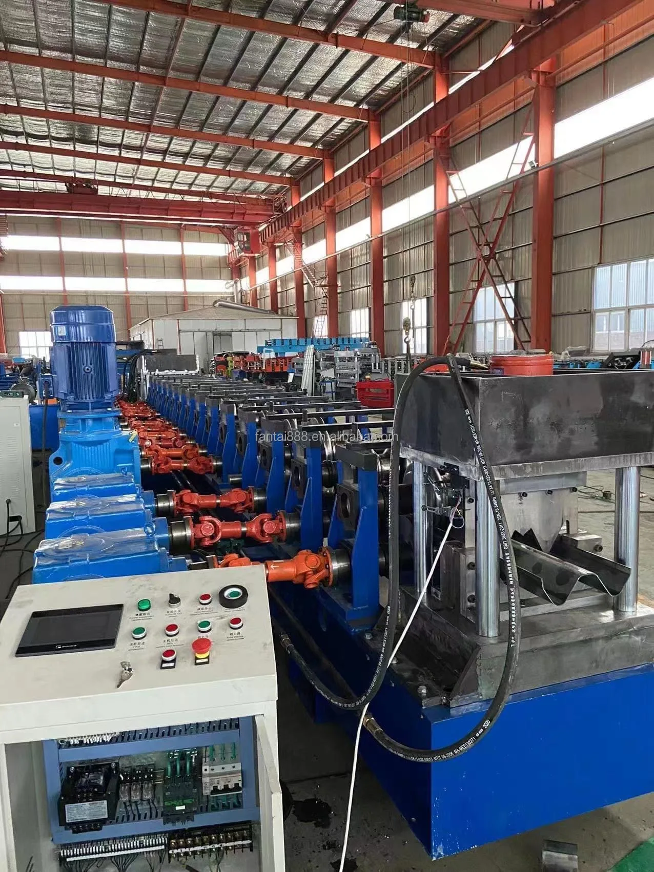 China manufacturing galvanized steel cable tray making punching machine