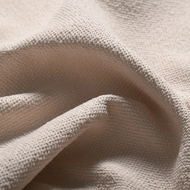 Manufacturer New Design Large U Shape Sofa Fabric Upholstery Polyester Wool Fabric for Sofa