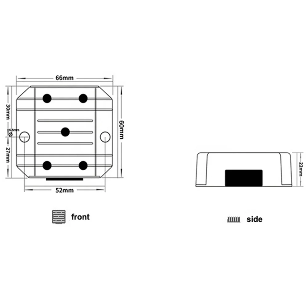 8-35V to 3-27V 5A DC-DC Converter 12V to 5V, 24V to 5V, 24V to 12V Adjustable Power Supply Converter Module Waterproof